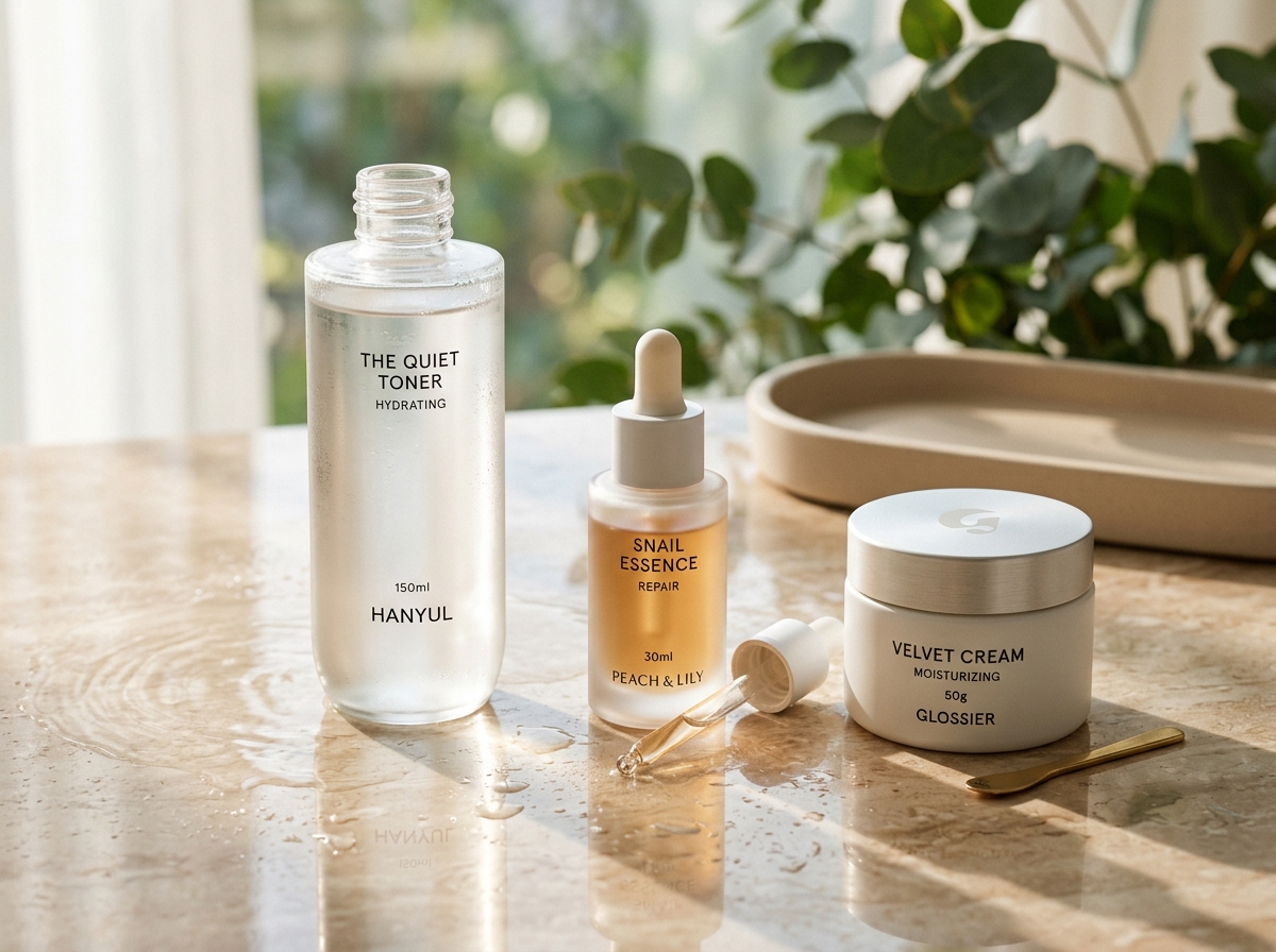 Seoul Dews Glass Skin Editorial Routine